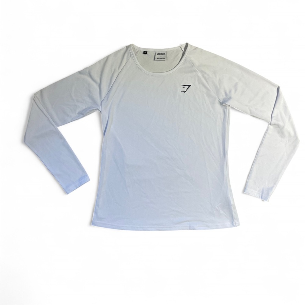 White Gymshark long sleeve top